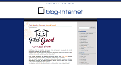 Desktop Screenshot of blog-internet.fr