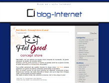 Tablet Screenshot of blog-internet.fr